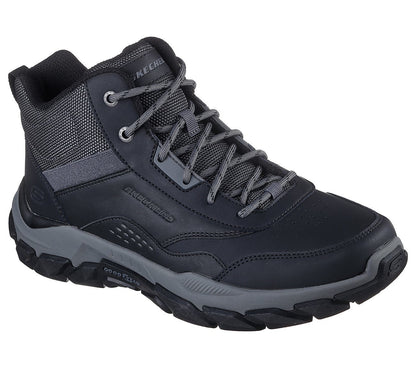 Skechers Μποτακι Ανδρικό - Relaxed Fit: Santoro - Hopkins 205587-BLK Black
