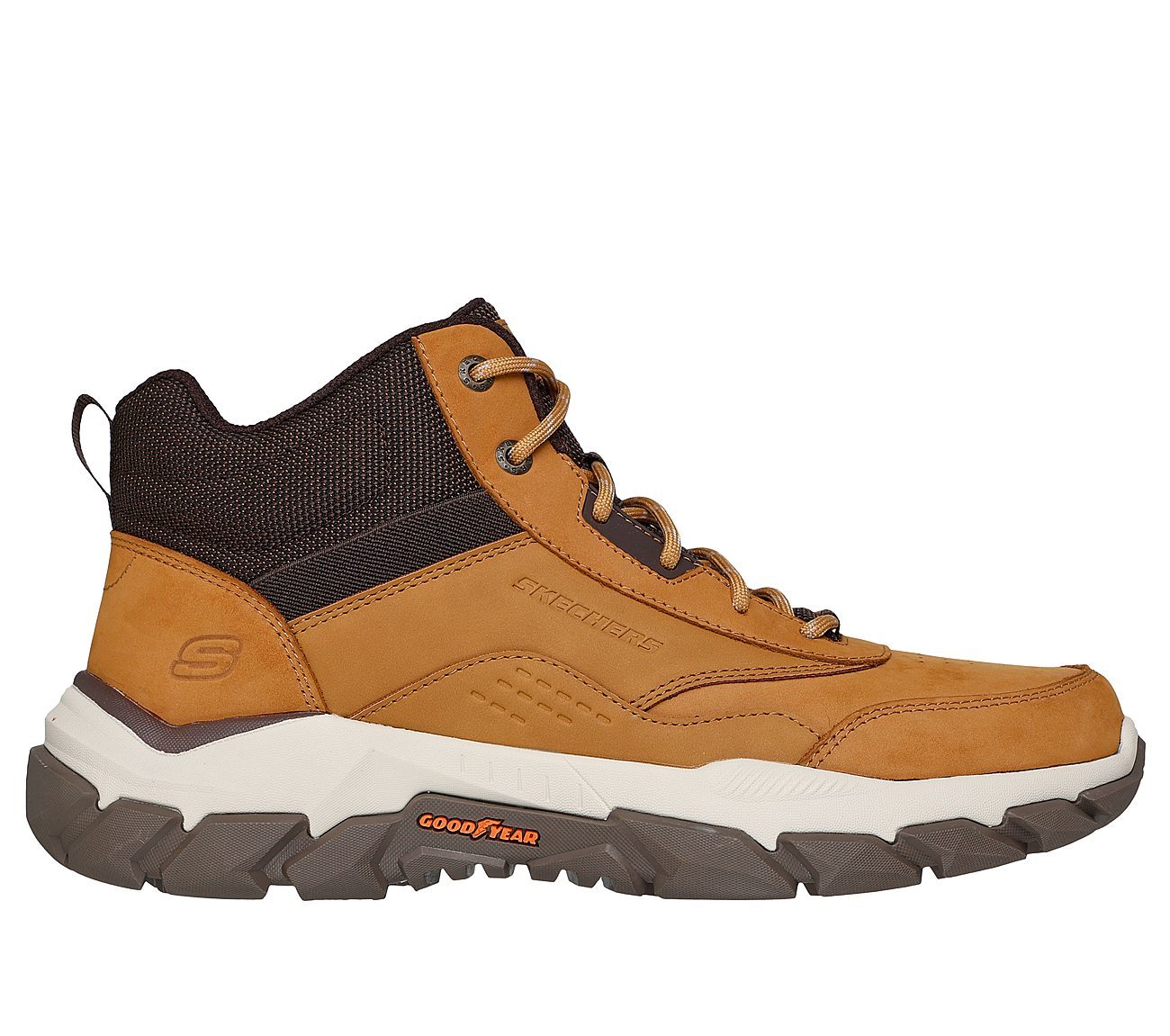 Skechers Μποτακι Ανδρικό - Relaxed Fit: Santoro - Hopkins 205587-WTN NATURAL
