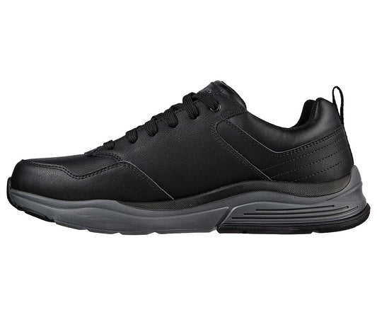 Skechers Παπούτσι Ανδρικό - Relaxed Fit: Benago - Hombre 210021-BKGY - BLACK