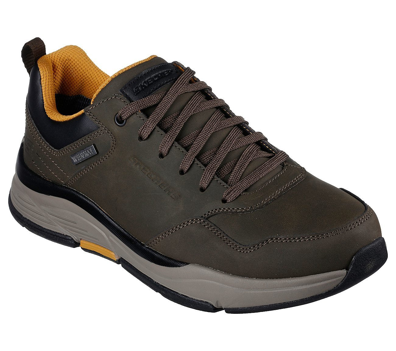 Skechers Παπούτσι Ανδρικό - Relaxed Fit: Benago - Hombre 210021-OLV - OLIVE