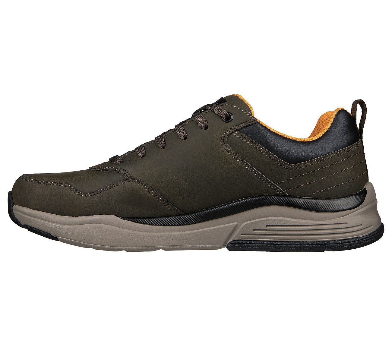 Skechers Παπούτσι Ανδρικό - Relaxed Fit: Benago - Hombre 210021-OLV - OLIVE