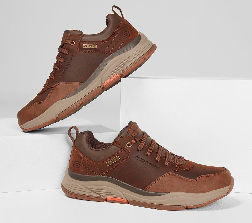Skechers Παπούτσι Ανδρικό -Relaxed Fit: Benago - Hombre 210021-CDB Brown