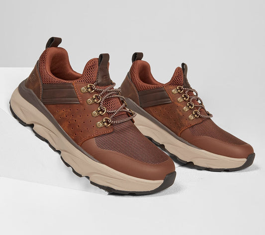 Skechers Παπούτσι Ανδρικό - Relaxed Fit: Delmont - Escola 210184-CDB Brown