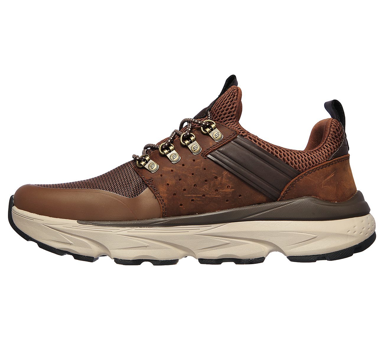 Skechers Παπούτσι Ανδρικό - Relaxed Fit: Delmont - Escola 210184-CDB Brown