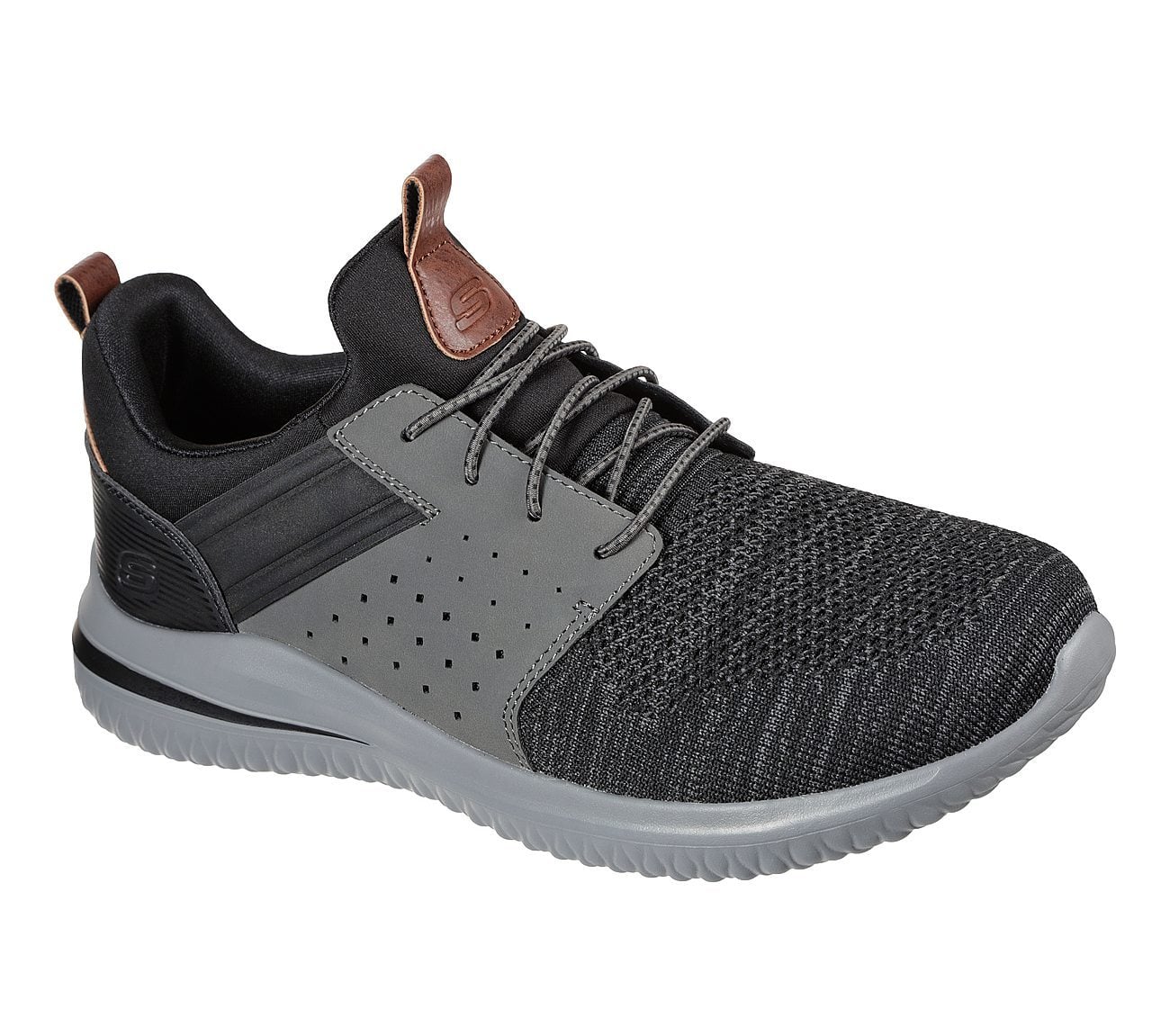 Skechers Παπούτσι Ανδρικό - Delson 3.0 - Cicada 210238-BKGY Black