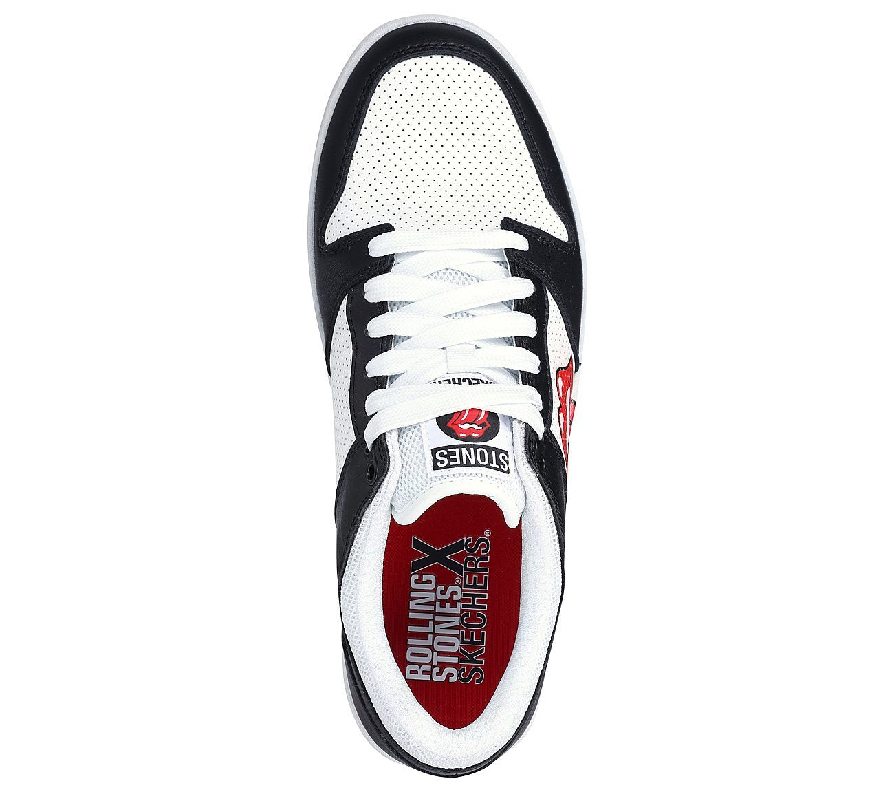 Skechers Παπούτσι Ανδρικό - Rolling Stones: Classic Cup - Euro Lick 210745-BKW - Black