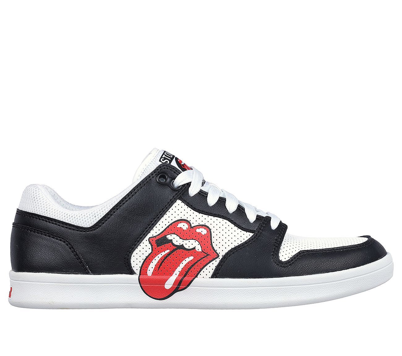 Skechers Παπούτσι Ανδρικό - Rolling Stones: Classic Cup - Euro Lick 210745-BKW - Black