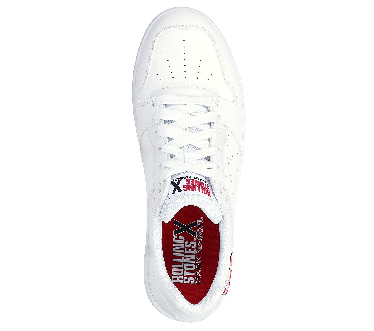 Skechers Παπούτσι Ανδρικό - MN X Rolling Stones: Palmilla - RS Marquee 210748-WHT - White