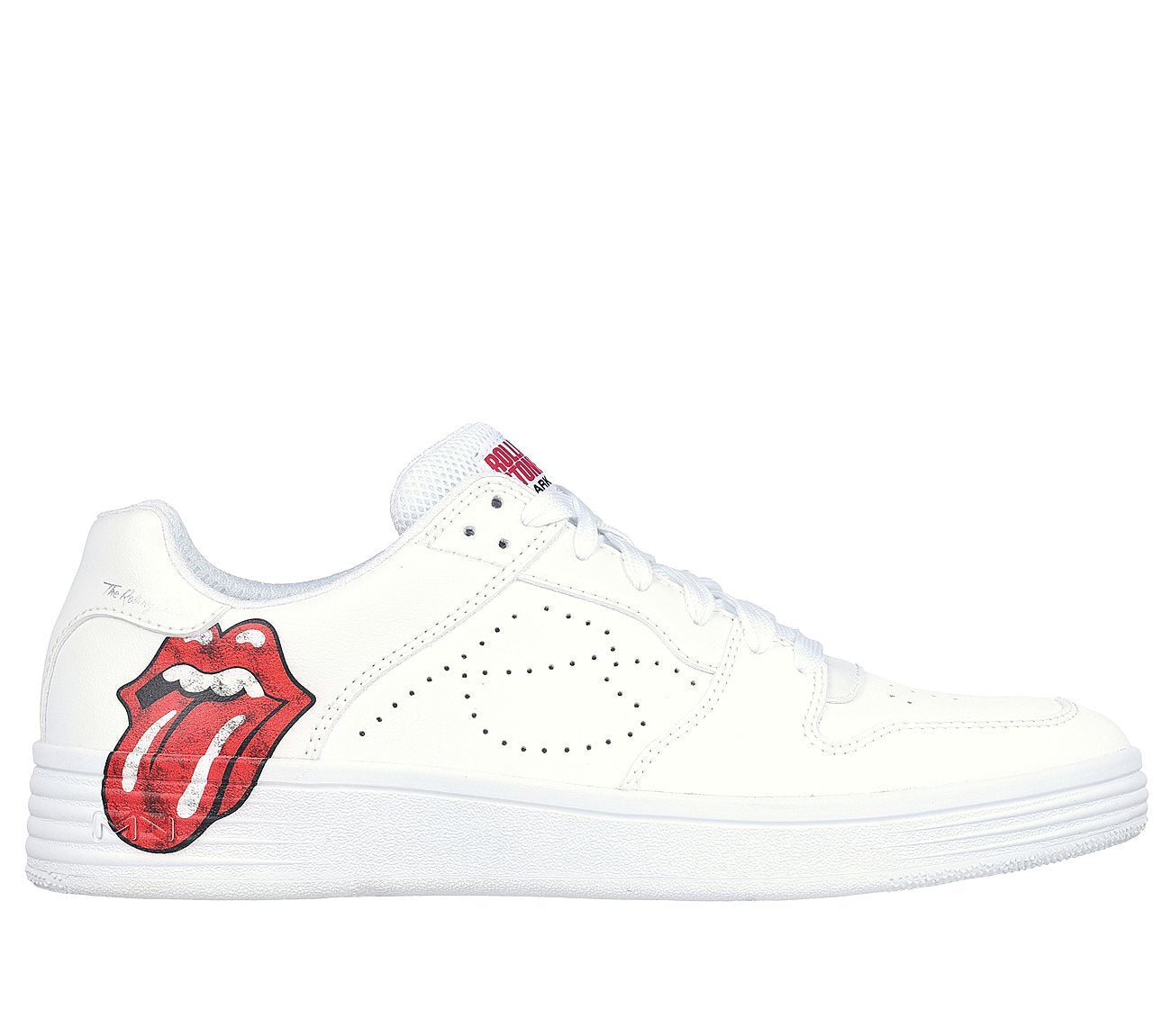 Skechers Παπούτσι Ανδρικό - MN X Rolling Stones: Palmilla - RS Marquee 210748-WHT - White