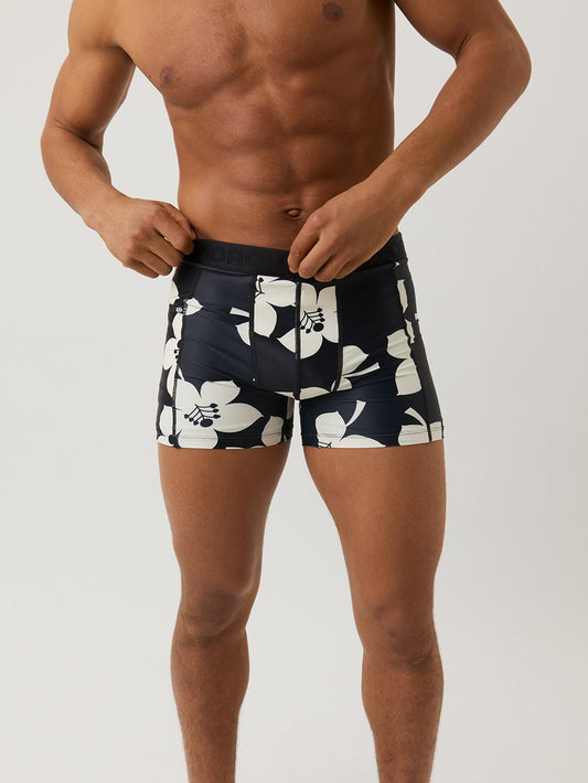 Bjorn Borg Μαγιό ανδρικό  - Steve Swim Short 1p - Floral Black Beauty