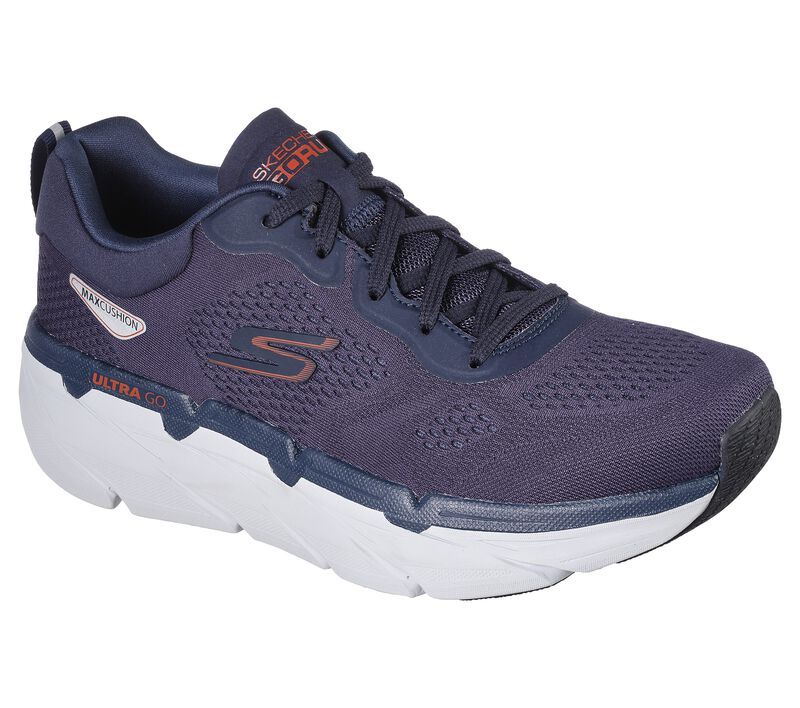Skechers Παπούτσι Ανδρικό - Men Performance Max Cushioning Premier Shoes - 220068-NVOR Navy/ORAN