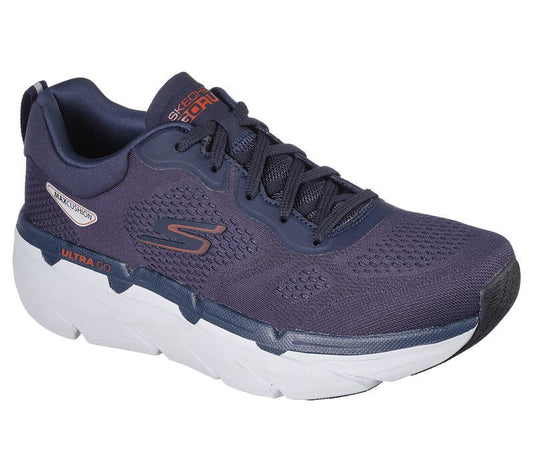 Skechers Παπούτσι Ανδρικό - Men Performance Max Cushioning Premier Shoes - 220068-NVOR Navy/ORAN