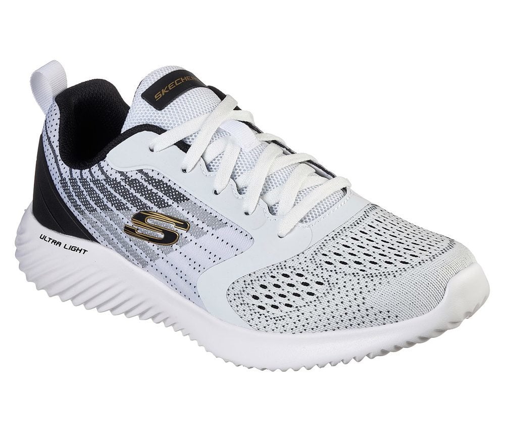 Skechers Παπούτσι Ανδρικό - Bounder - Verkona 232004_WBK White