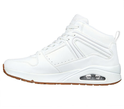 Skechers Παπούτσι Ανδρικό - Uno - Keep Close 232547-WHT - White
