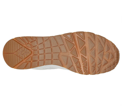 Skechers Παπούτσι Ανδρικό - Uno - Keep Close 232547-WHT - White