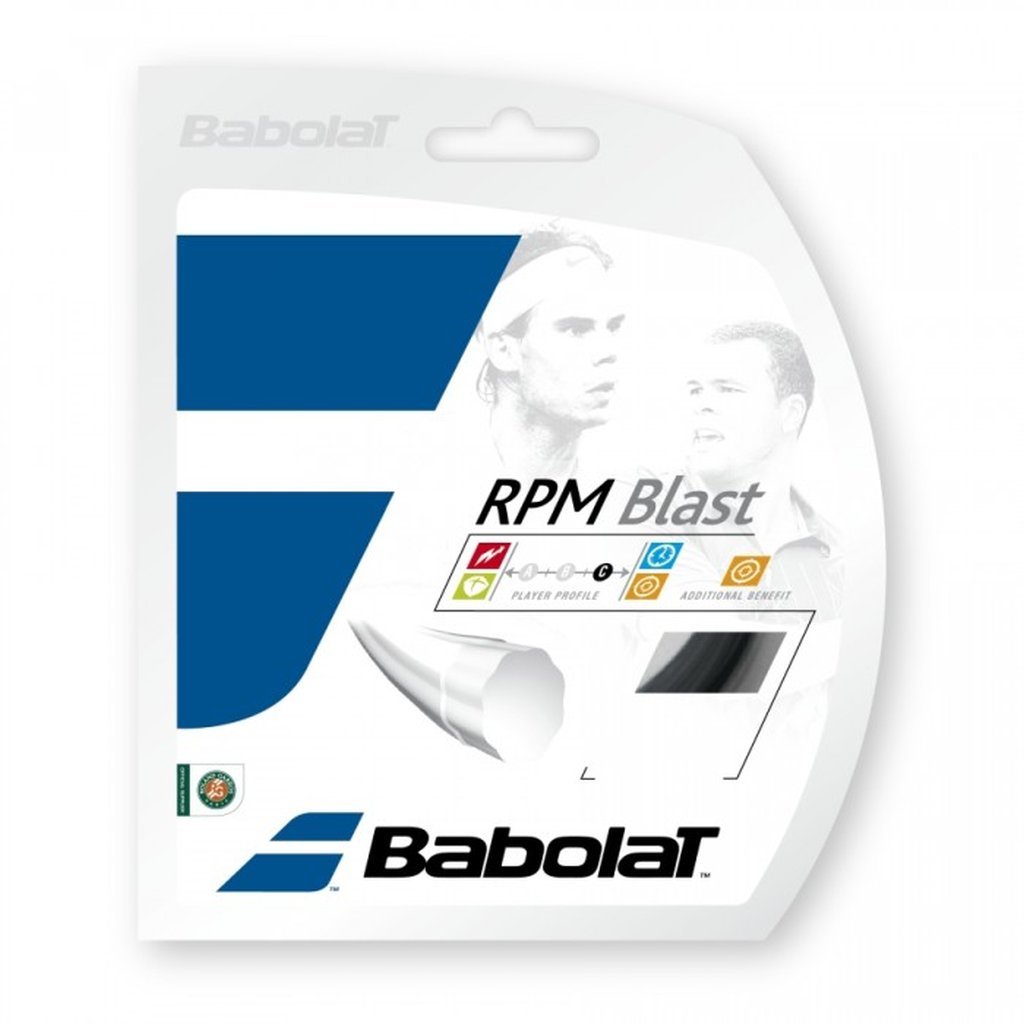 Babolat Χορδή Πλεξίματος Ρακέτας - Rpm Blast 12m - Μαύρο - 241101-105