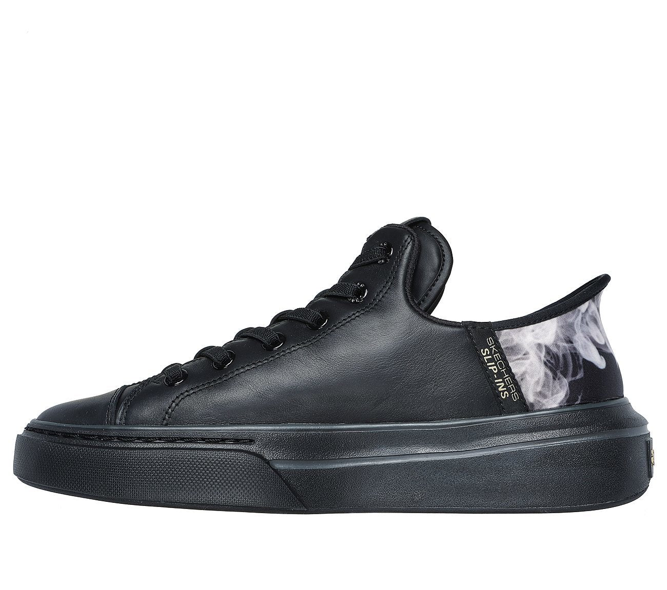 Skechers Παπούτσι Ανδρικό - Premium Leather Slip-Ins Snoop One - OG 251016-BBK Black