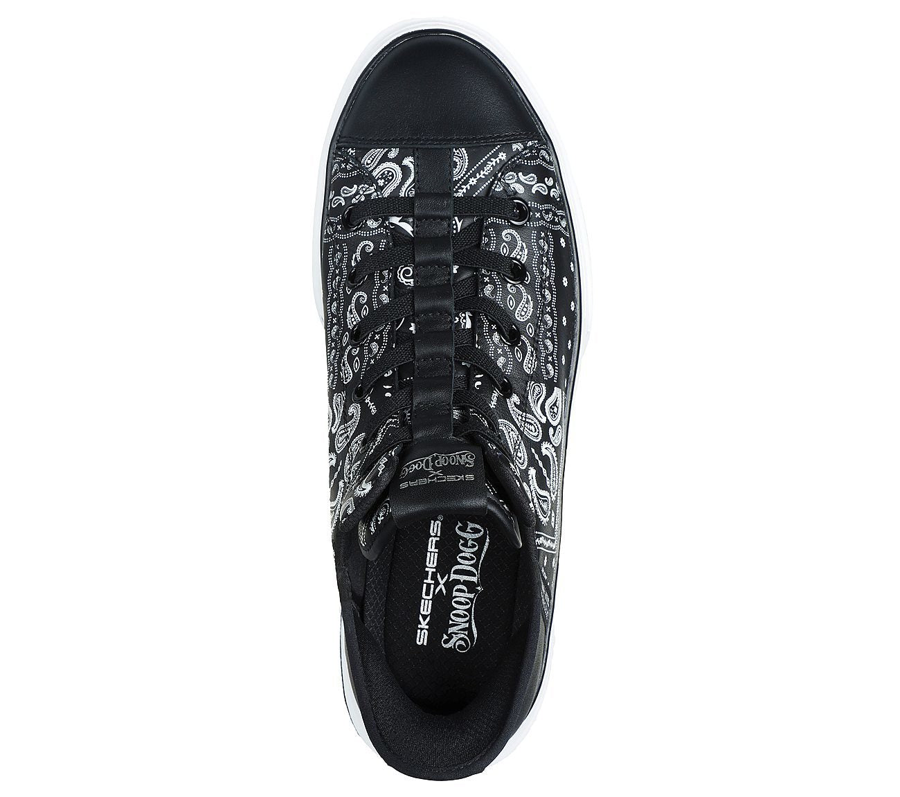 Skechers Παπούτσι Ανδρικό - Premium Leather Slip-Ins Snoop One - Double G 251017-BKW Black