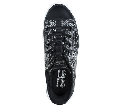 Skechers Παπούτσι Ανδρικό - Premium Leather Slip-Ins Snoop One - Double G 251017-BKW Black