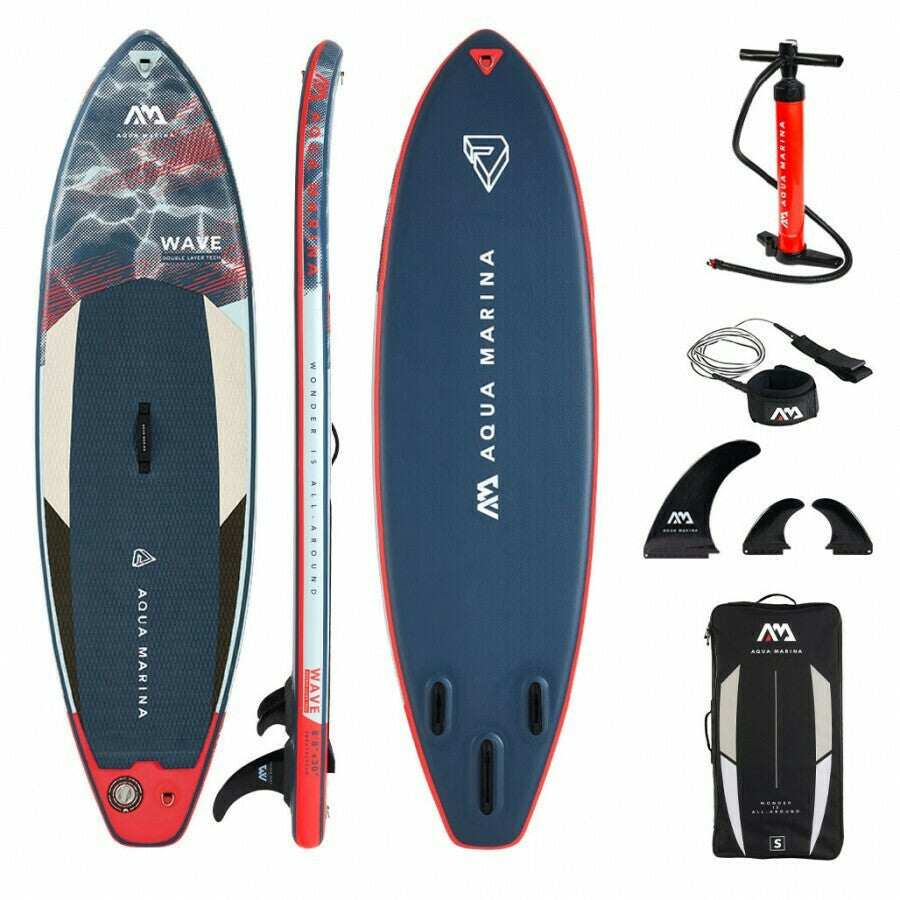 Aqua Marina Φουσκωτή σανίδα SUP WAVE 8/8/ BT-22WA 265X75X10CM - 28264