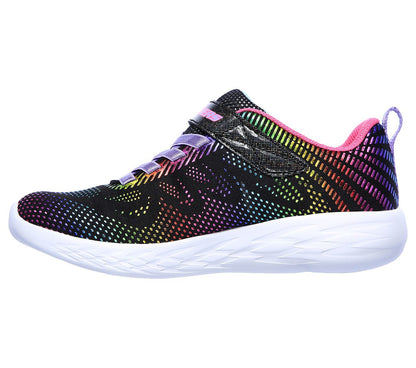 Skechers Παπούτσι Γιά Κορίτσι - Go Run 600 - Shimmer Speed 302031L-BKMT Black