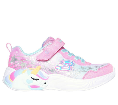Skechers Παπούτσι για Κορίτσι - S Lights: Unicorn Dreams - Wishful Magic - 302299L-PKTQ Pink