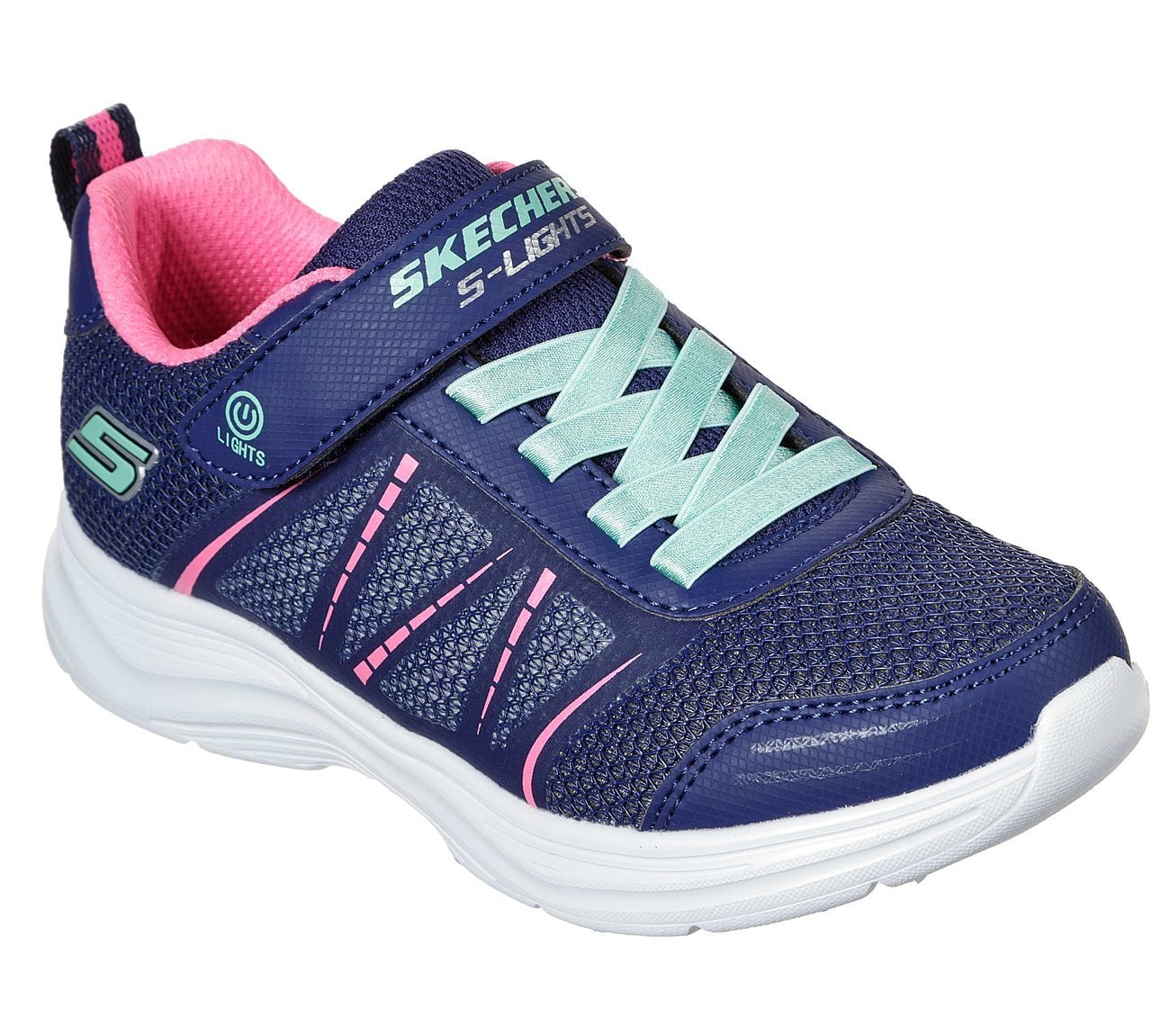 Skechers Παπούτσι Γιά Κορίτσι - GLIMMER KICKS-SHIMMY BRIGHTS 302302L-NVY Navy