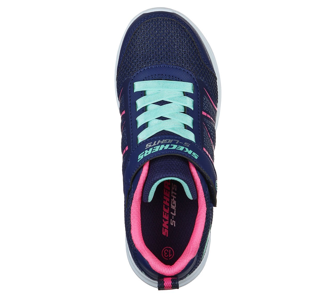 Skechers Παπούτσι Γιά Κορίτσι - GLIMMER KICKS-SHIMMY BRIGHTS 302302L-NVY Navy