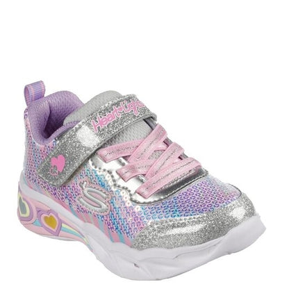 Skechers Παπούτσι Γιά κορίτσι - Sweetheart Lights - Lets Shine 302313N-SMLT Silver / Multi