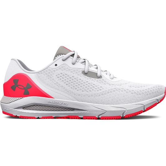 Under Armour Παπούτσι Γυναικείο - W HOVR Sonic 5 - 3024906-106 White Bolt Red Metallic Pewter