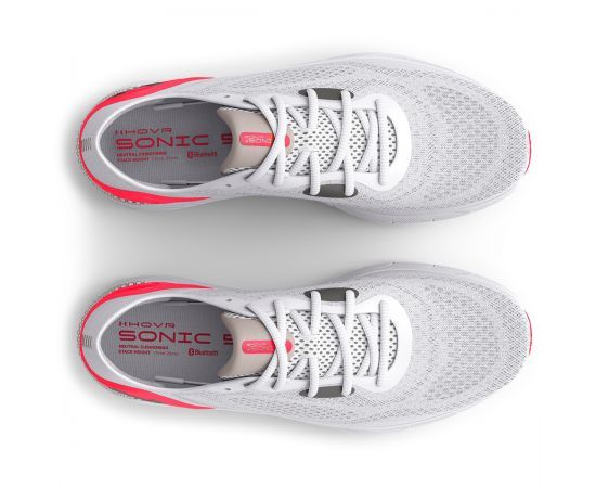Under Armour Παπούτσι Γυναικείο - W HOVR Sonic 5 - 3024906-106 White Bolt Red Metallic Pewter