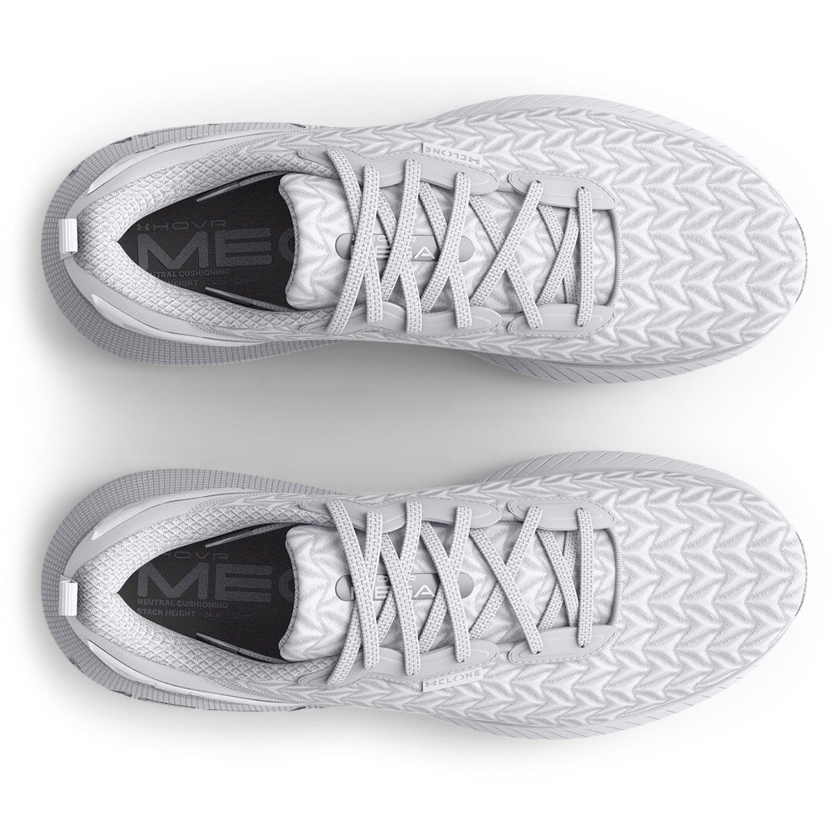 Under Armour Παπούτσι Ανδρικό - UA HOVR Mega 3 Clone - 3025308-100 - White Metallic Silver