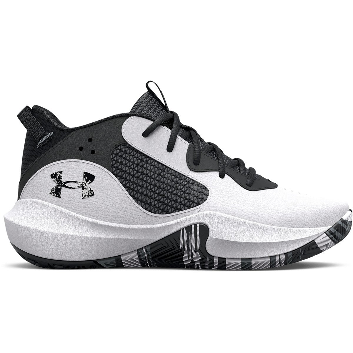 Under Armour Παπούτσι Μπάσκετ Παιδικό - PS Lockdown 6 - 3025618-101 White Black