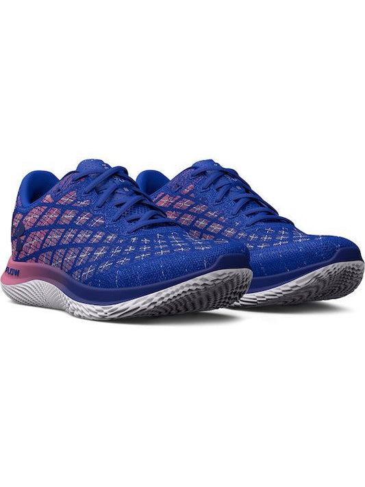 Under Armour Παπούτσι Ανδρικό - FLOW Velociti WIND 2 RNA - 3026579-400 - Versa Blue Pace Pink Bauha