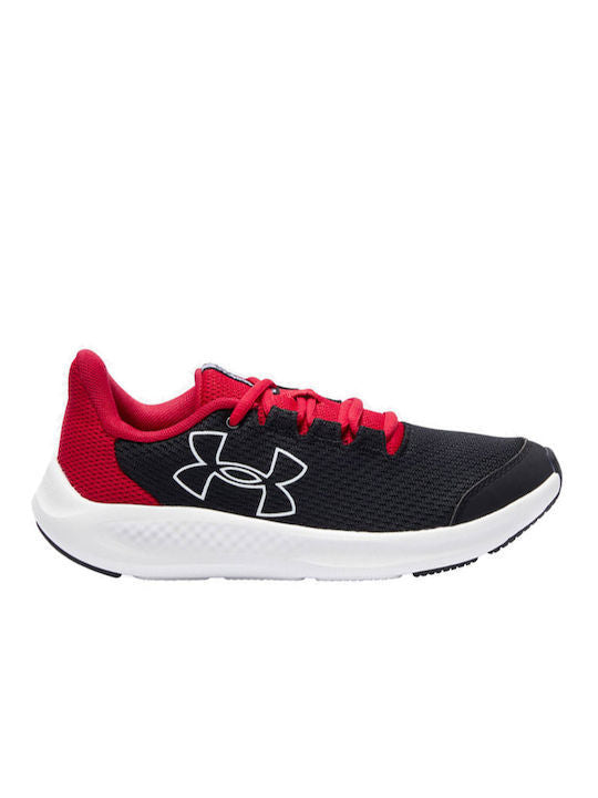 Under Armour Παιδικό Παπούτσι Για Αγόρι - UA BGS Charged Pursuit 3 - 3026695-001 - Black Red White