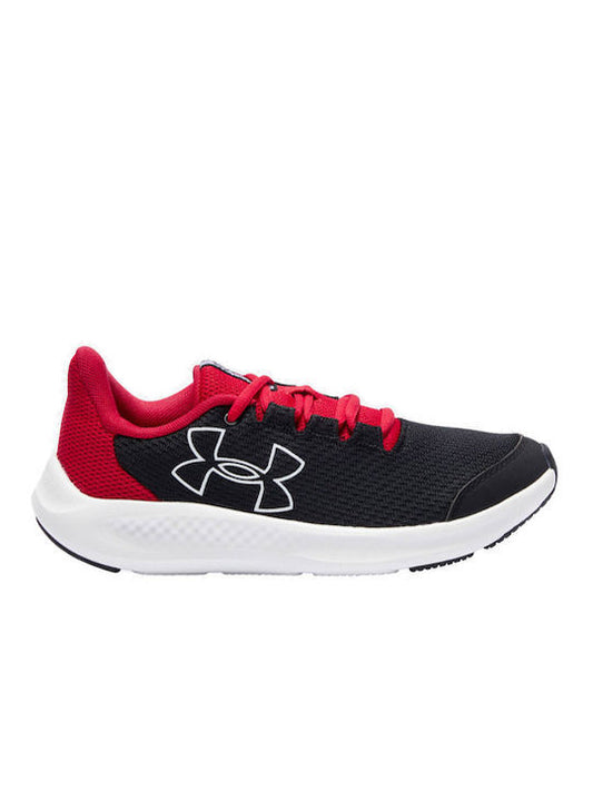 Under Armour Παιδικό Παπούτσι Για Αγόρι - UA BGS Charged Pursuit 3 - 3026695-001 - Black Red White