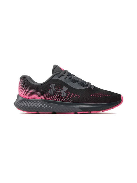 Under Armour Γυναικείο Παπούτσι - UA W Charged Rogue 4 - 3027005-101 - Anthracite Fluo Pink