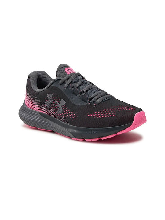 Under Armour Γυναικείο Παπούτσι - UA W Charged Rogue 4 - 3027005-101 - Anthracite Fluo Pink
