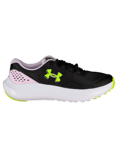 Under Armour Παιδικό Παπούτσι Για Κορίτσι - UA GGS Surge 4 - 3027108-001 - Black Yellow Lila