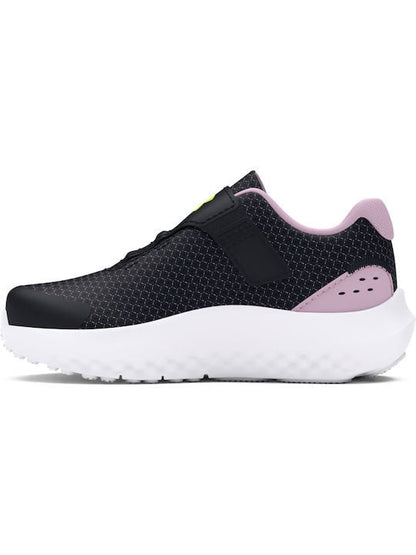 Under Armour Παιδικό Παπούτσι Για Κορίτσι - UA GINF Surge 4 AC - 3027110-001 - Black Purple Yellow