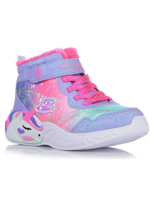 Skechers Μποτάκι Παιδικό Για Κορίτσι - Unicorn Dreams - Magical Cove - 303057L-LVHP - PURPLE