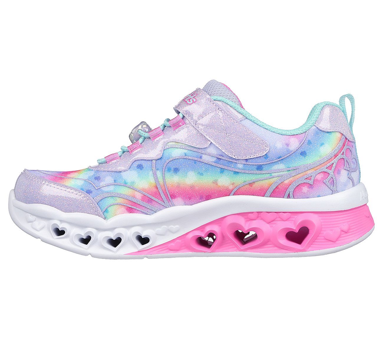 Skechers Παπούτσι για Κορίτσι - Flutter Heart Lights - Groovy Swirl - 303253L-LVAQ PURPLE