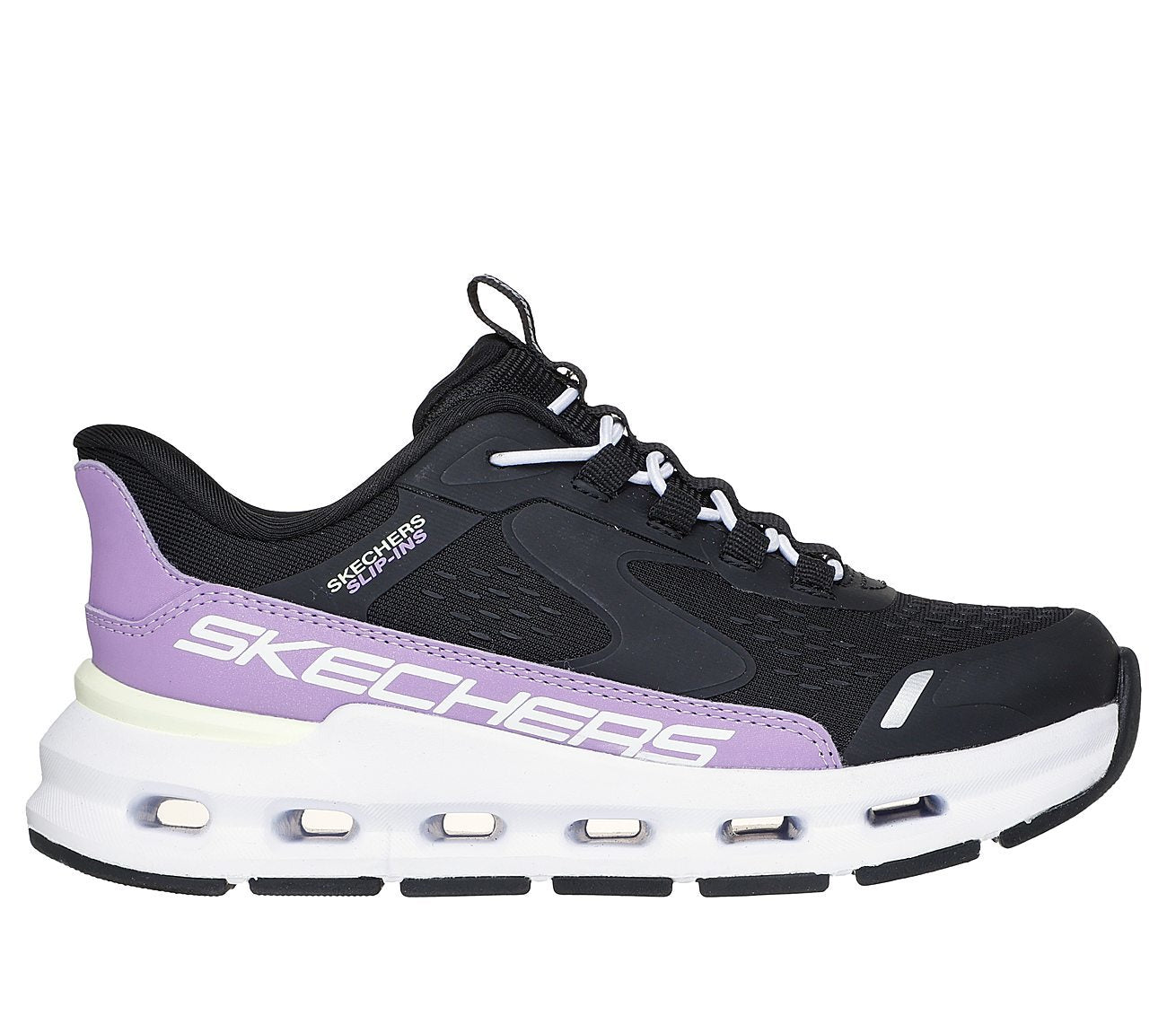Skechers Παπούτσι Παιδικό Για Κορίτσι - Glide-Step + - Vista Lane - 303654L-BKPR - Black