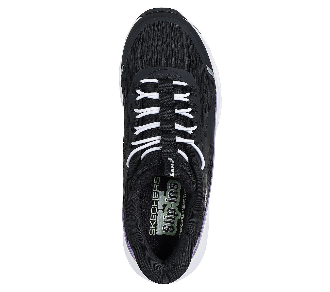 Skechers Παπούτσι Παιδικό Για Κορίτσι - Glide-Step + - Vista Lane - 303654L-BKPR - Black