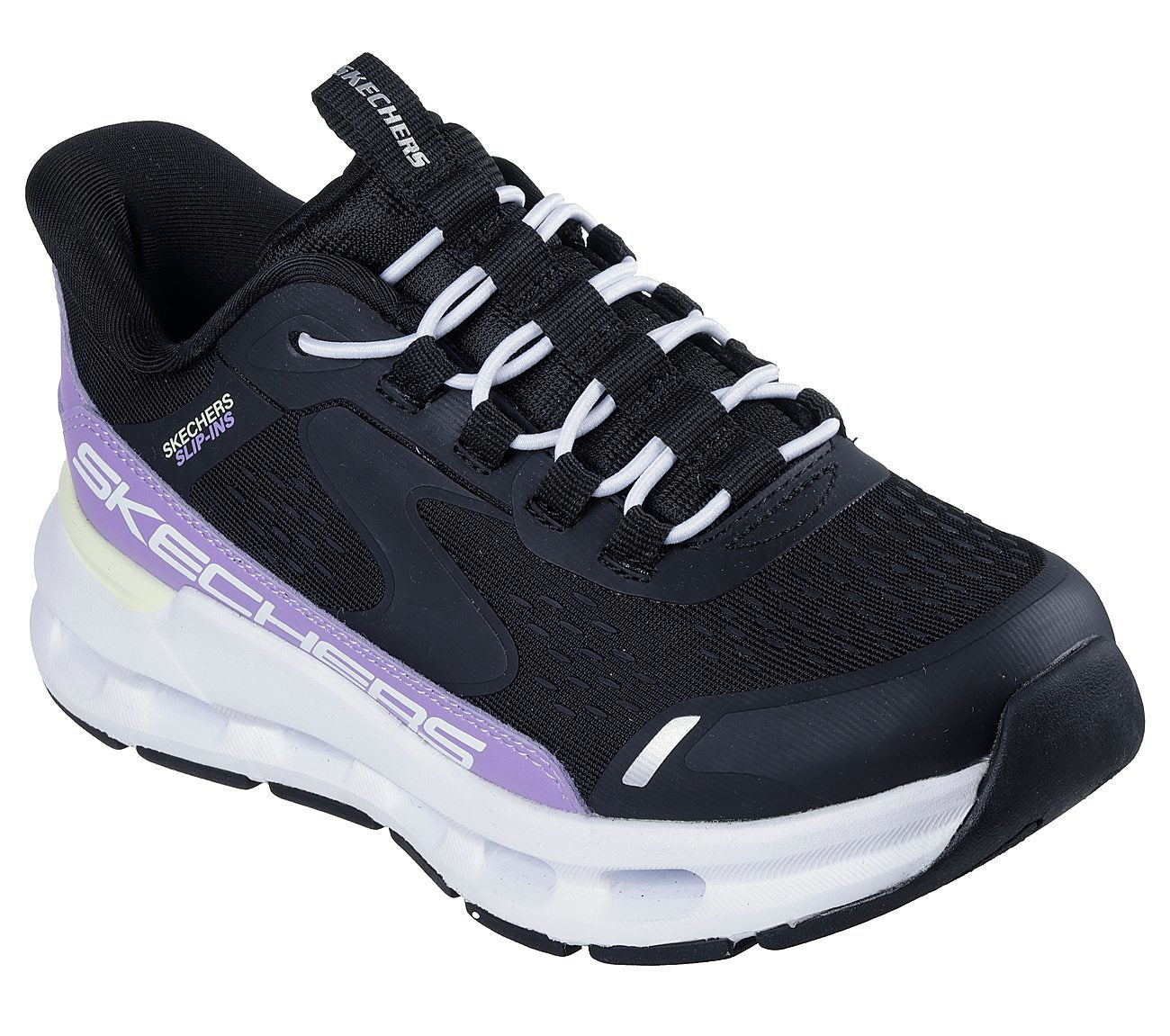 Skechers Παπούτσι Παιδικό Για Κορίτσι - Glide-Step + - Vista Lane - 303654L-BKPR - Black