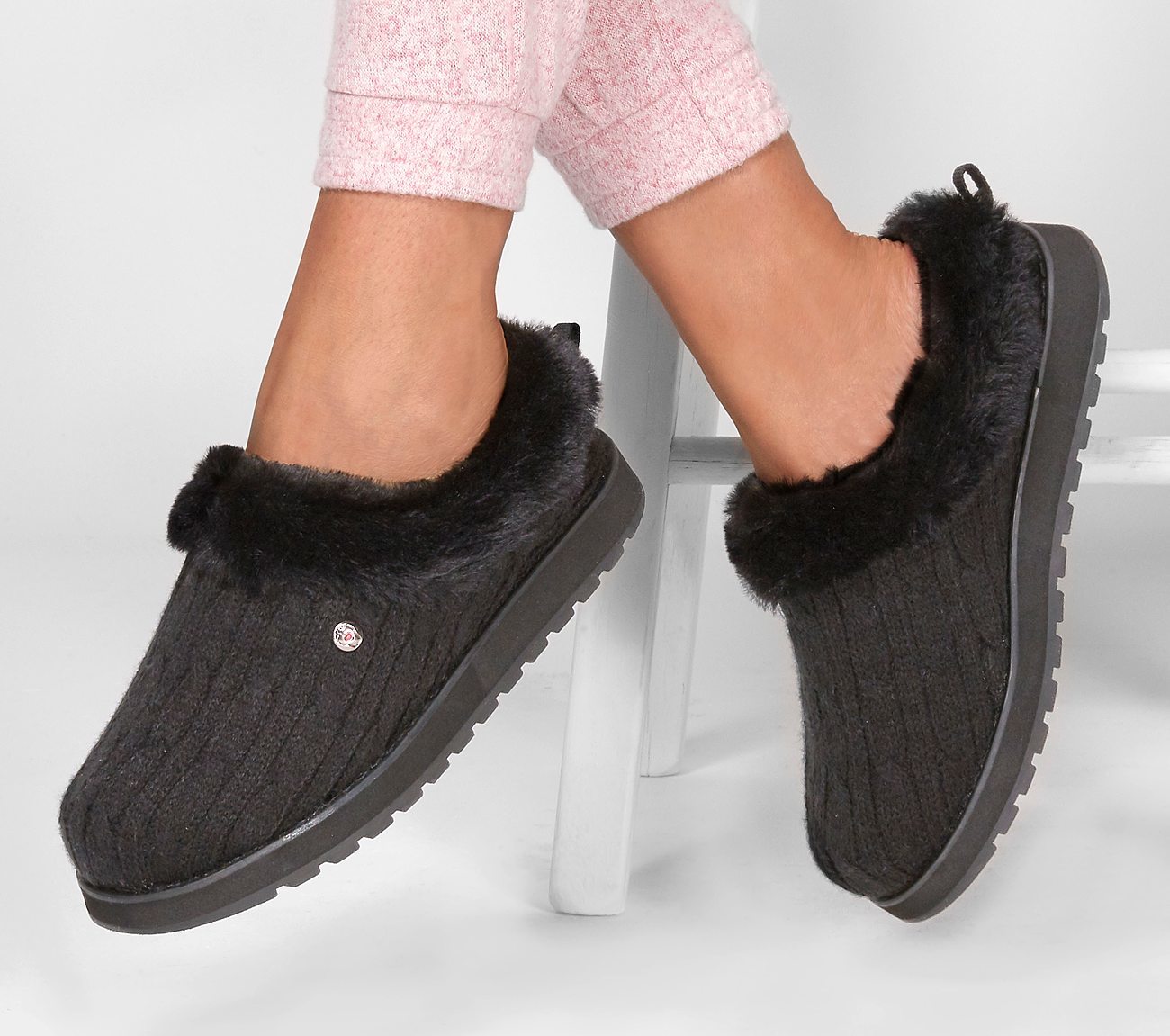 Skechers Παπούτσι Γυναικείο - BOBS Keepsakes - Ice Angel 31204-BBK - Black