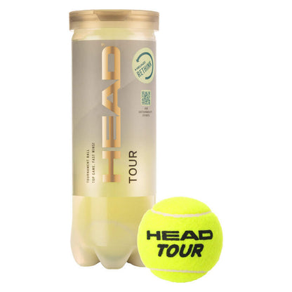 Head Μπαλάκια Tennis - Tour Kούτα 24X3 Ball New - 3121046 - Yellow