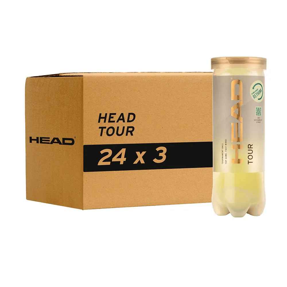 Head Μπαλάκια Tennis - Tour Kούτα 24X3 Ball New - 3121046 - Yellow