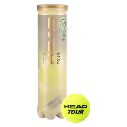 Head Μπαλάκια Tennis - Tour Kούτα 18X4 Ball New - 3121047 - Yellow