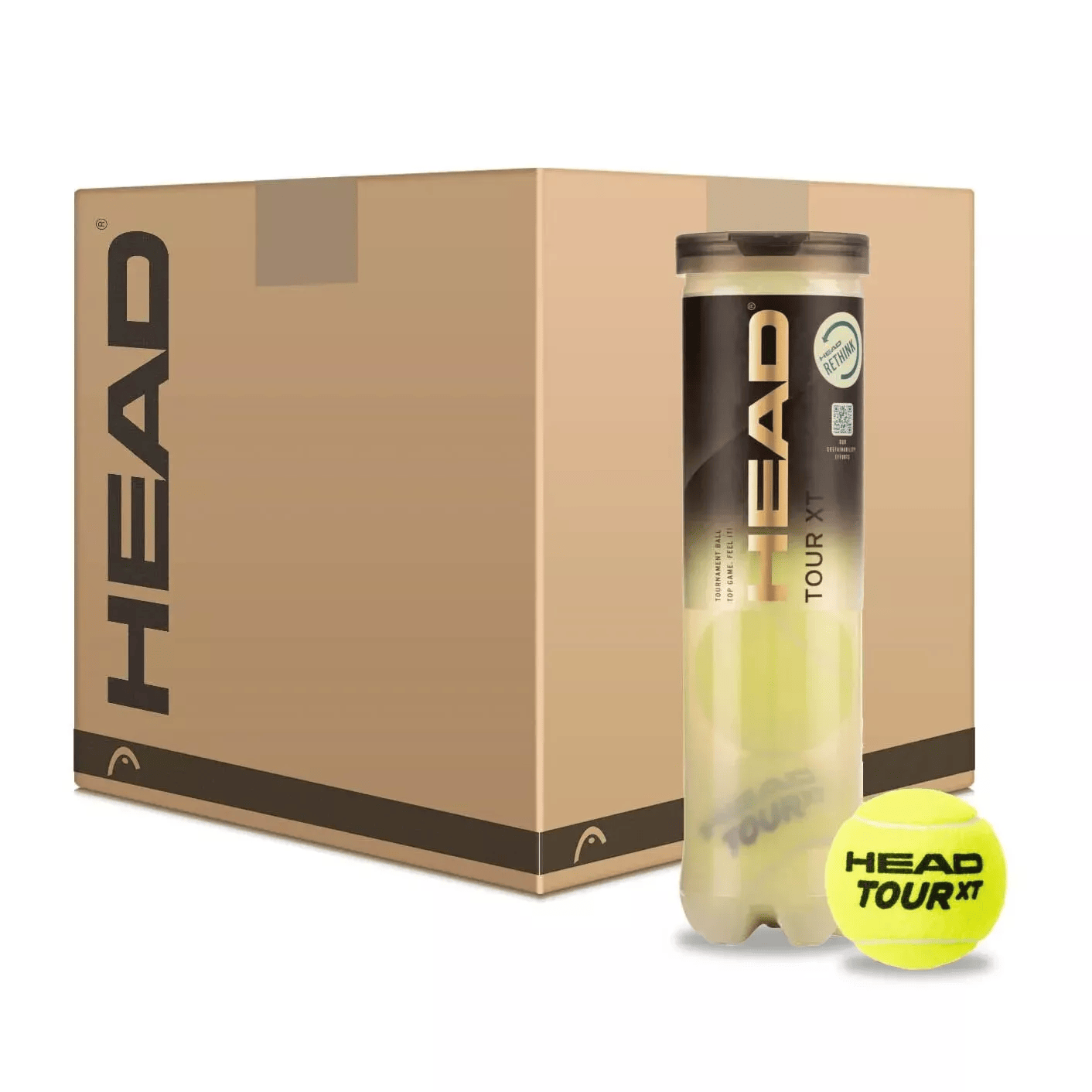 Head Μπαλάκια Tennis - Tour XT Kούτα 18X4 Ball New - 3121057 - Yellow